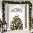 thumbnail image 1 of Christmas Door Cover Elastic,New Stretch Fabric,79in Funny Front Door Covers,Festive Party Home Decor,G, 1 of 4