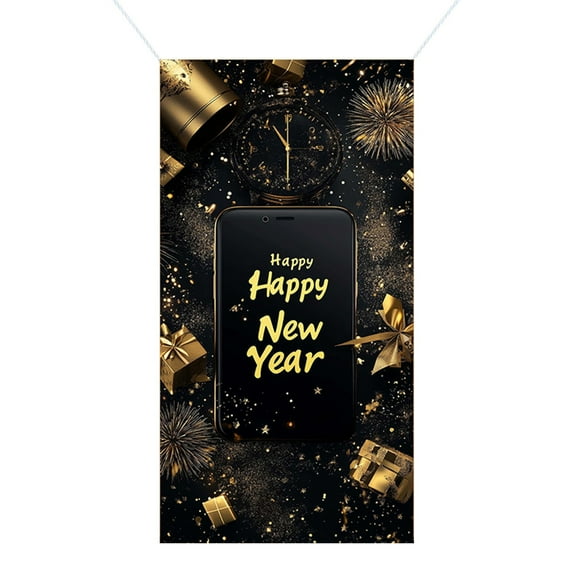 Christmas Door Cover Festive Decoration For Front Doors And Indoor Spaces Durable Polyester Fabric Easy To Hang With Rope Or Alternative Suspension Ideal For Walls And Tables Decor