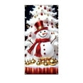 thumbnail image 1 of Christmas Door Cover – Snowman Nylon Door Curtain for Front or Interior Doors, Festive Holiday Hanging Decoration for Home & Party Use, 1 of 5