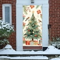 thumbnail image 1 of Christmas Door Curtain Cover - Reusable Festive Scene Setter Banner, Holiday Backdrops for Entryway Front Door or Party Photo, 1 of 6