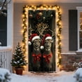 thumbnail image 1 of Christmas Door Curtain Hanging Tapestry Holiday Party Decor Background Cloth for Home Room Door Wall Festival Decoration(I), 1 of 6