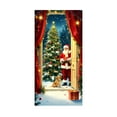 thumbnail image 1 of Christmas Door Curtain Wall Decoration, Santa Claus, Convenient Hanging Mechanism Installation, Holiday Party Decoration Arrangement, Holiday Decoration, Christmas Decoration, 1 of 6