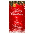 Christmas Door Decoration Door Cover Hanging Cloth Holiday Party Layout