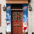 thumbnail image 1 of Christmas Door Decorations, Christmas Banners, Christmas Door Banners, Front Door Christmas Decorations, Red Santa Christmas Wall Hanging Banner for Christmas Indoor Outdoor Home Door Porch Decor, 1 of 6