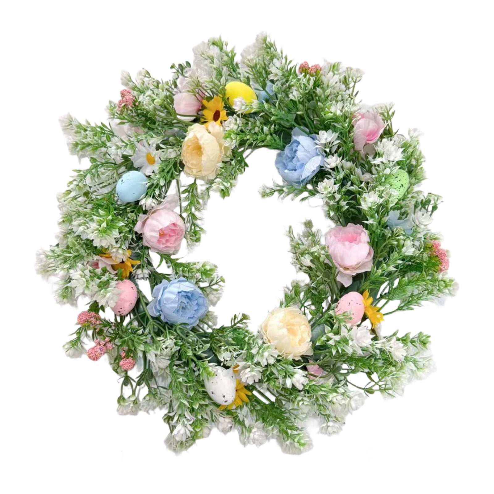 Christmas Door Decorations Plastic Wreath 40x40x5cm for Hanging ...