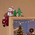 thumbnail image 1 of Christmas Door Decorations for Front Door Indoor Outdoor, Santa Claus Wooden Door Hanger, Xmas Wall Decor Holiday Home Office Party Supplies, 1 of 6