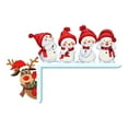 thumbnail image 1 of Christmas Door Frame Decoration, Wall Art Decor Christmas Corner Sign Bathroom Decor For Indoor Outdoor Door Window, 1 of 4