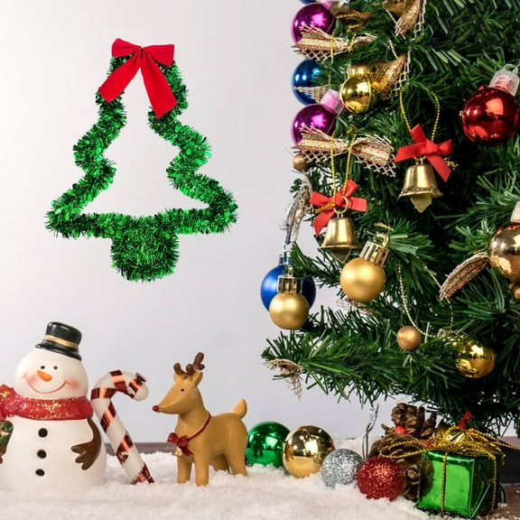 Christmas Door Hanging - Christmas Tree Shape Door Hanging, 13.7x10.2in Christmas Decoration, The Best Decoration Choice For Christmas