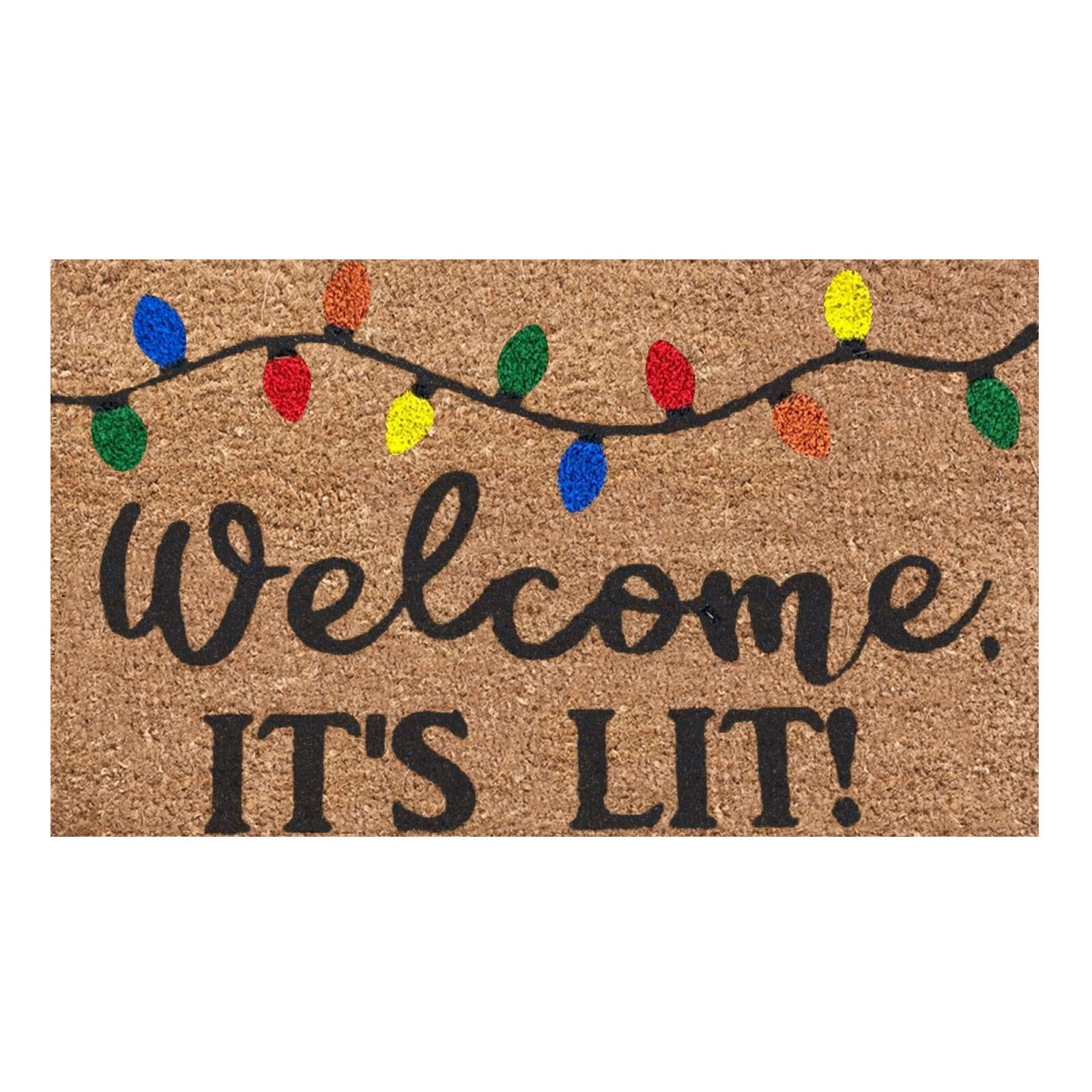 Christmas Door Mat 1Pcs Christmas Decoration Doormat Farmhouse Happy