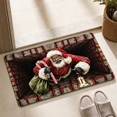 thumbnail image 1 of Christmas Door Mat Entryway Floor Mat Absorbent Non Slip Bathroom Rug Dirt Resistant Easy Care for Indoor Home Doorway 1Pc N, 1 of 2