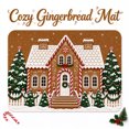 thumbnail image 1 of Christmas Door Mat Gingerbread House Doormat Outdoor Merry Christmas Welcome Mat Dirt-Scraping Floor Mats for Front Door Entryway Patio Home Festive Decor by MPOISVA, 1 of 7