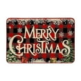 thumbnail image 1 of Christmas Door Mat, Let it Snow Winter Christmas Doormat Outdoor Entrance Indoor Entryway, Xmas Winter Welcome Mats (D), 1 of 6