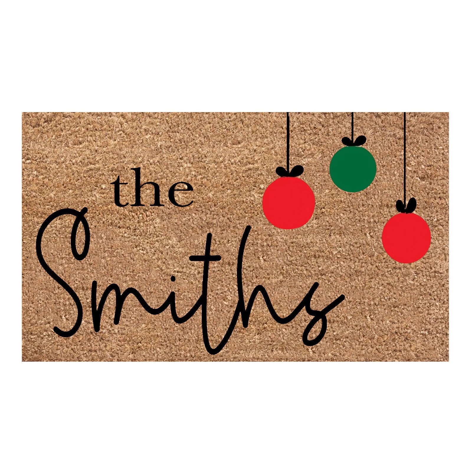 Christmas Door Mat Outdoor 1Pcs Farmhouse Happy Doormat Christmas