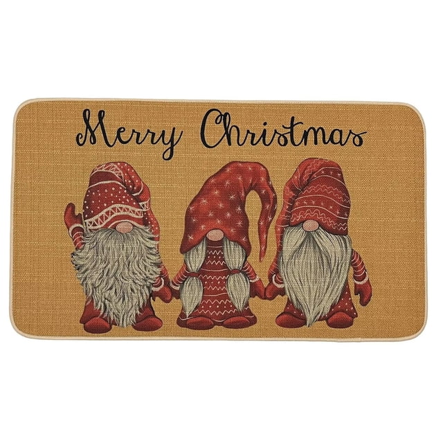 Christmas Door Mat Outdoor Indoor Entrance Christmas Rug Decorations