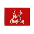 thumbnail image 1 of Christmas Door Mat - Red Welcome Mat for Front Door with Non-Slip Backing - Durable Doormat - Outside Entrance Decoration (D), 1 of 6
