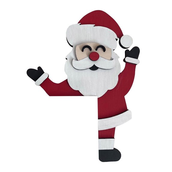 Christmas Door Topper, Cute Door Corner Decorations for Farmhouse Living Room Corner Christmas Indoor Outdoor Table Props Wall Window Decoration