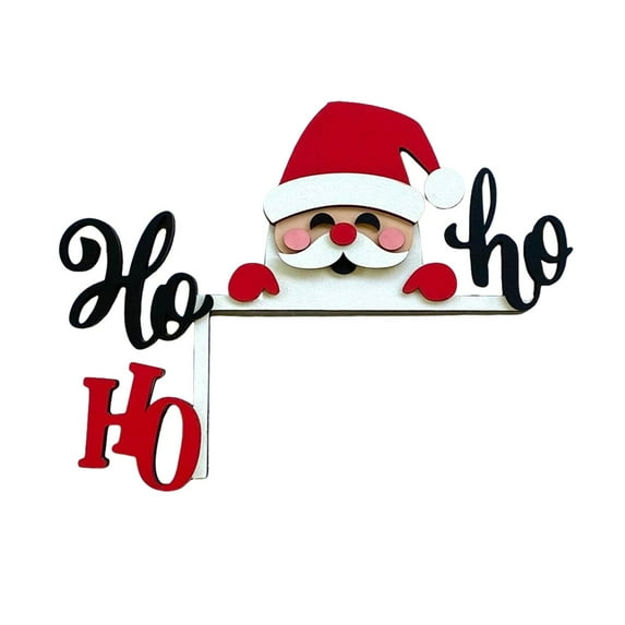 Christmas Door Topper, Cute Door Corner Decorations for Farmhouse Living Room Corner Christmas Indoor Outdoor Table Props Wall Window Decoration