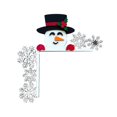 thumbnail image 1 of Christmas Door Topper, Cute Door Corner Decorations for Farmhouse Living Room Corner Christmas Indoor Outdoor Table Props Wall Window Decoration, 1 of 4