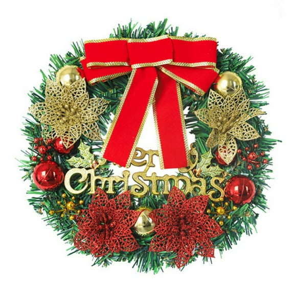 Christmas Door Wreaths for Front Door Outside Door Christmas Decorations Front Door Christmas Decorations 16" X 16"
