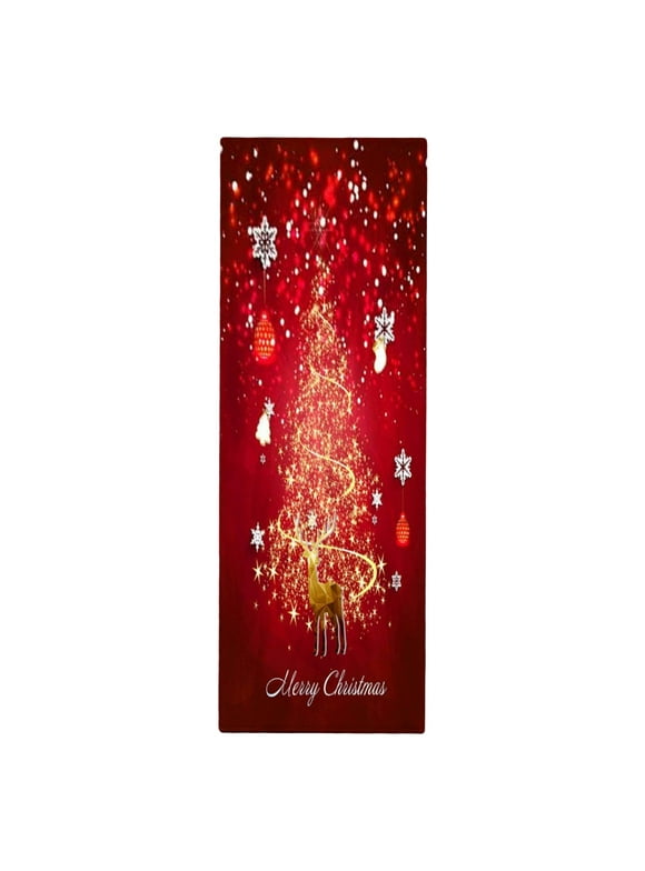 Christmas Doormat,Christmas Mats,Entry Rug Door Mat Ideal for Inside Outside Home High Traffic Area Weather Resistant