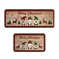 thumbnail image 1 of Christmas Doormat Christmas-themed Carpets, Non-slip Door Mats, Absorbent Bathroom Porch Mats 40x60+40x120cm Christmas Decorations, 1 of 5
