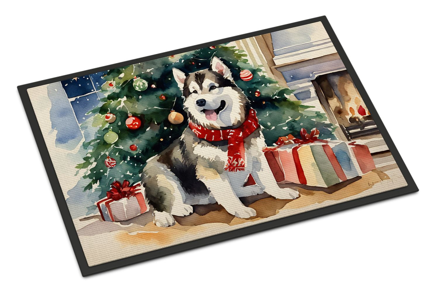 Christmas Doormat Front Door Mat Indoor Outdoor Rugs for Entryway, Non Slip Washable Low Pile, 18H X 27W