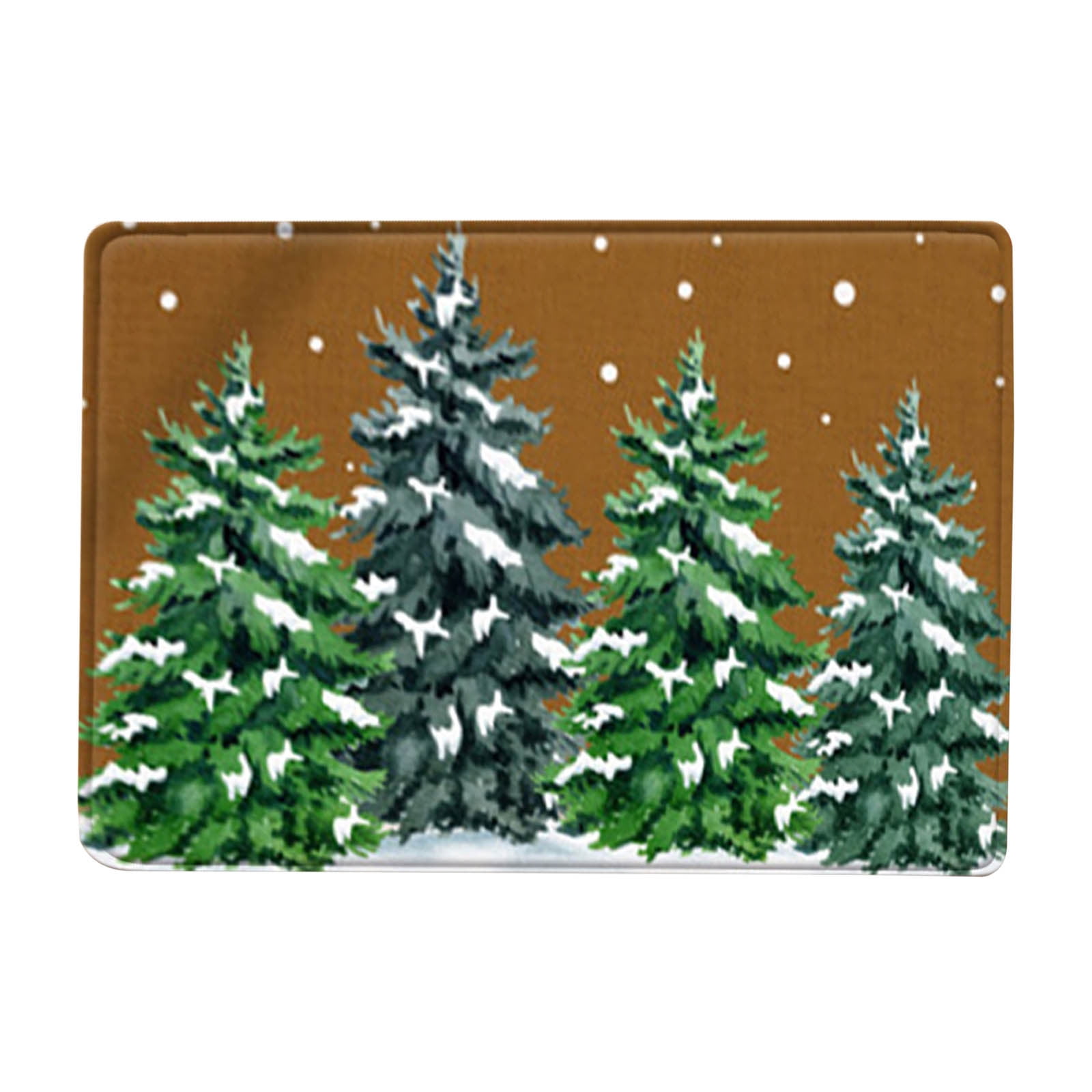 Christmas Doormat Merry Christmas Door Mat Red Snowflakes NonSlip