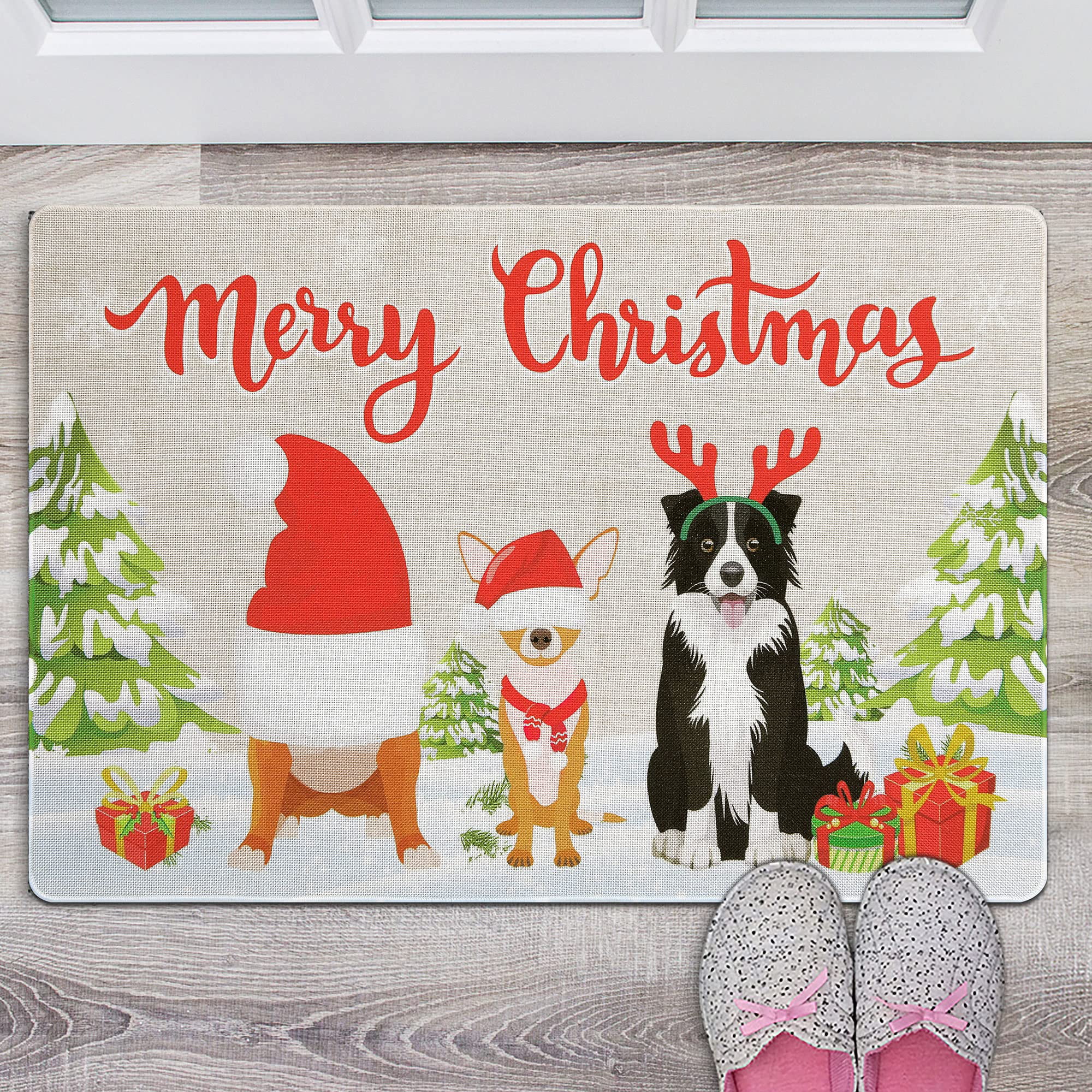 https://i5.walmartimages.com/seo/Christmas-Doormat-Three-Funny-Dogs-Welcome-Mat-Non-Slip-Pun-Pet-Resist-Dirt-Entrance-Rug-Washable-Xmas-Winter-Holiday-Entryway-Front-Door-mat-Merry-R_6ac9a727-1227-447c-8f8e-679b556ea3b1.1565fd153fc99966a92363aedcd1d46c.jpeg