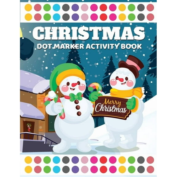 Christmas Dot Marker Activity Book, (Paperback)
