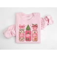 thumbnail image 1 of Christmas Dr Pepper Sweatshirt, Pink Bow Festive Holiday Shirt, Trendy Xmas Soda Sweater, Coquette Bow Coke shirt, Dr Pepper Lover Gift, 1 of 5