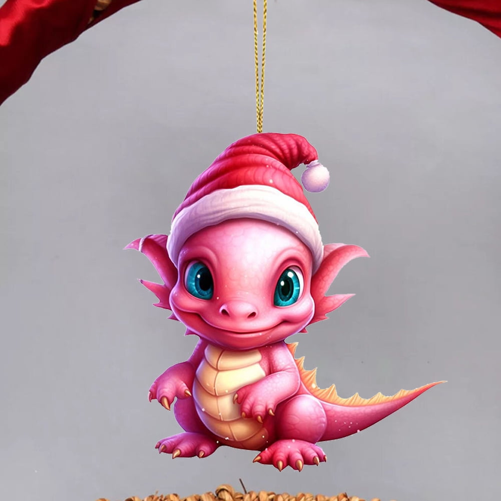 Christmas Dragon Ornaments Acrylic Christmas Anime Flying Dragon