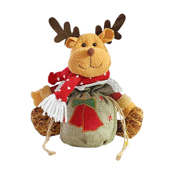 Christmas Drawstring Bag Holiday Decoration Gift Bag Christmas Tree Decoration Storage Bag