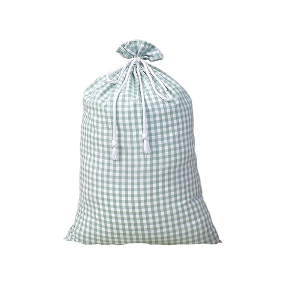 Christmas Drawstring Bags, Large Plaid Gift Bags for Holiday Wrapping, Reusable Christmas Candy Bags for Party Favors, Xmas Gift Sacks for Presents, Storage and Decor
