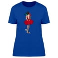 thumbnail image 1 of Christmas Dress Girl Backside T-Shirt Women -Image by Shutterstock, Female XX-Large, 1 of 2