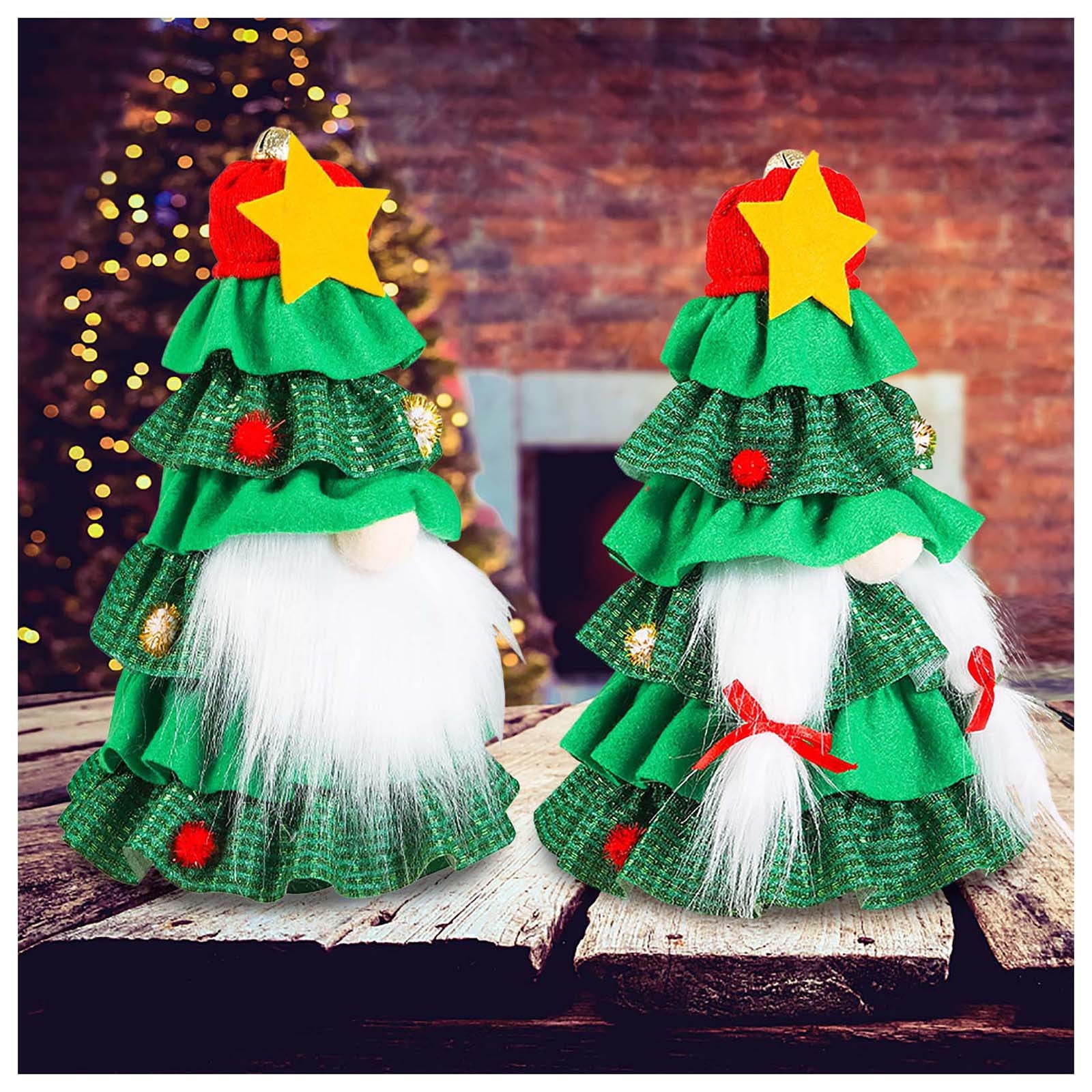 Christmas Dress Tree Creative Doll Old Man Tree Skirt Doll Christmas