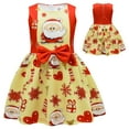 thumbnail image 1 of Christmas Dress for Little Girls Princess Cosplay Birthday Party Xmas Costume, 1 of 7