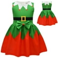 thumbnail image 1 of Christmas Dress for Little Girls Princess Cosplay Birthday Party Xmas Costume, 1 of 6