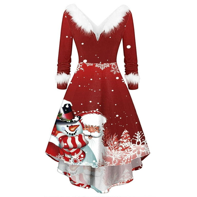 Warm top christmas dresses