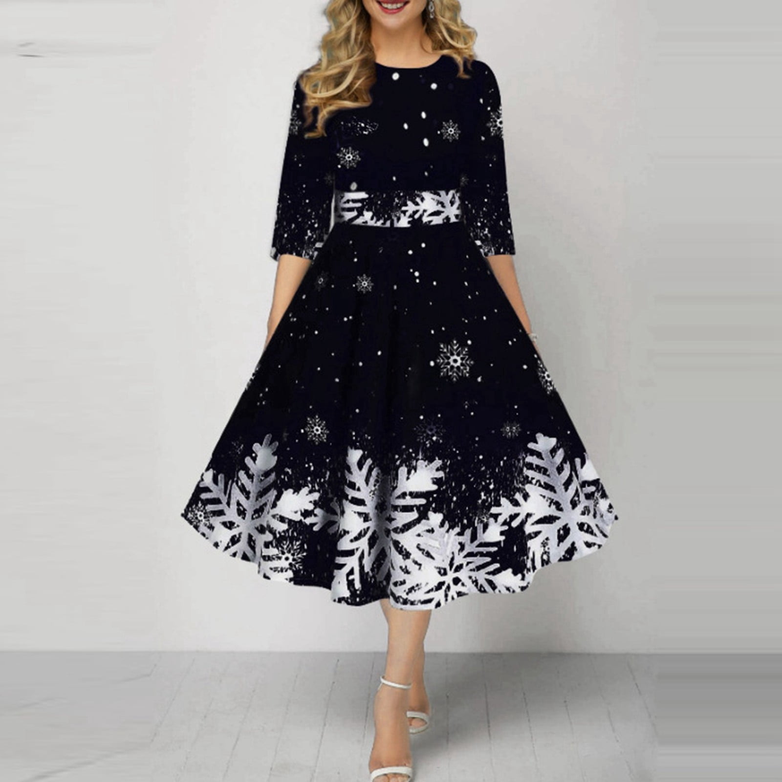 christmas dress flowy Amazon.com: brown dress dresses for women party flowy dress teacher dress summer wedding guest dress gold dresses for women plus size fall dresses women dress plus size sweater dress christmas dress Multi