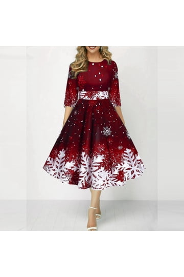 christmas dress for women near me Ladies Dresses Holiday Style SUMMER 26 Mist Green Tie Neck CAMO Color:Harvest Mother Daughter Matching Dress Cocktail dress