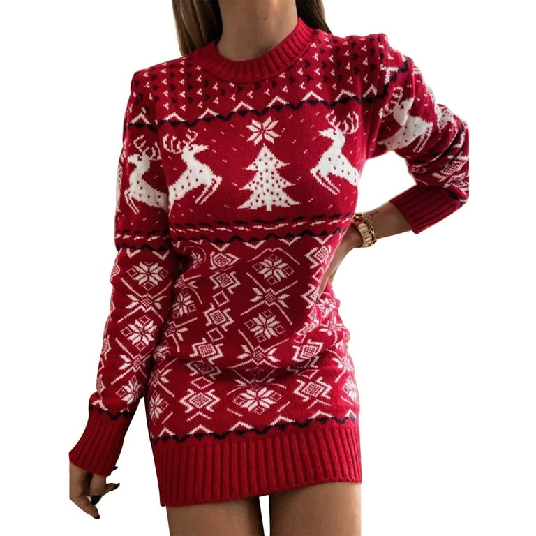 Christmas Dress for Women Winter Autumn Clothing Long Sleeve