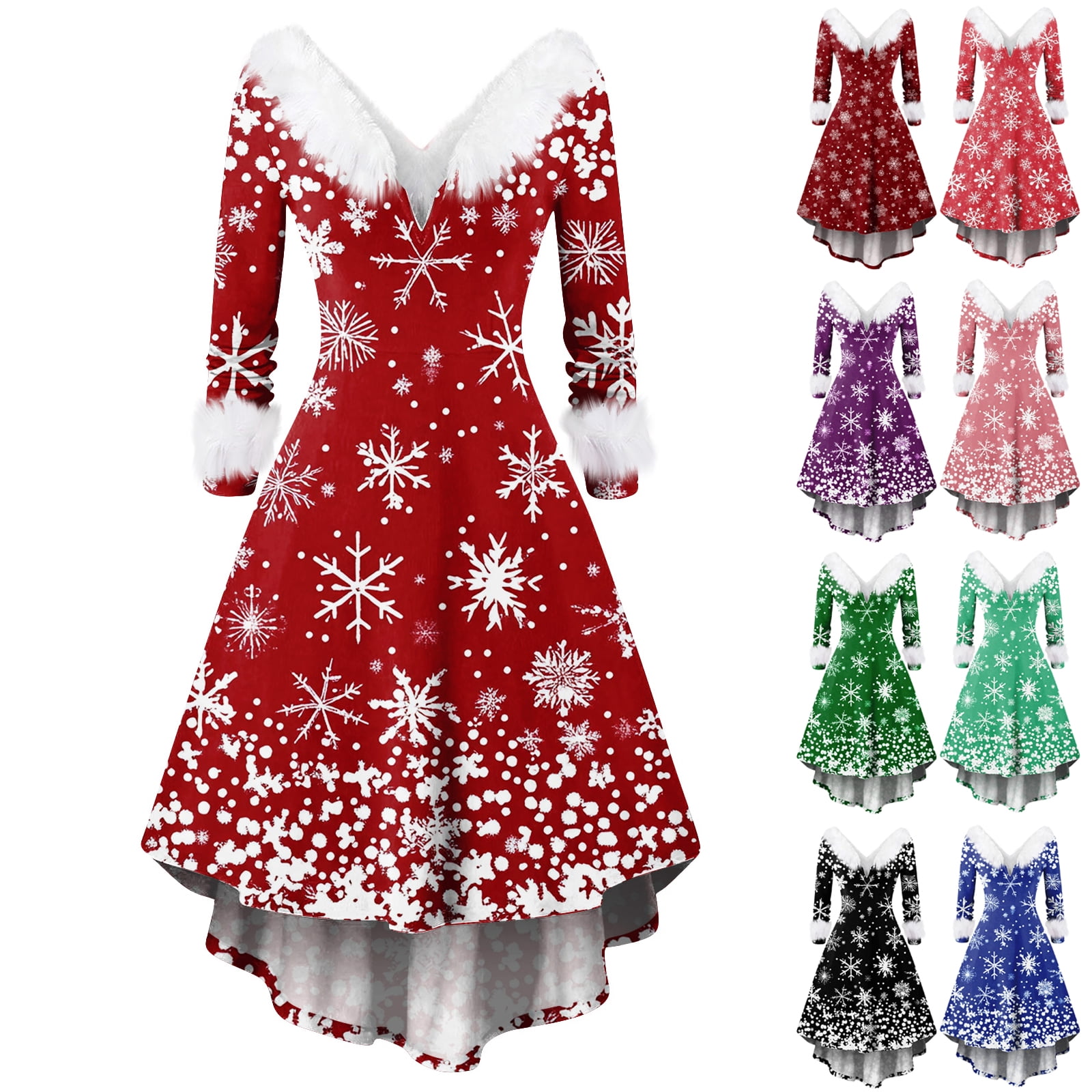 white christmas dresses Sequin Christmas Tree Dress main image 0