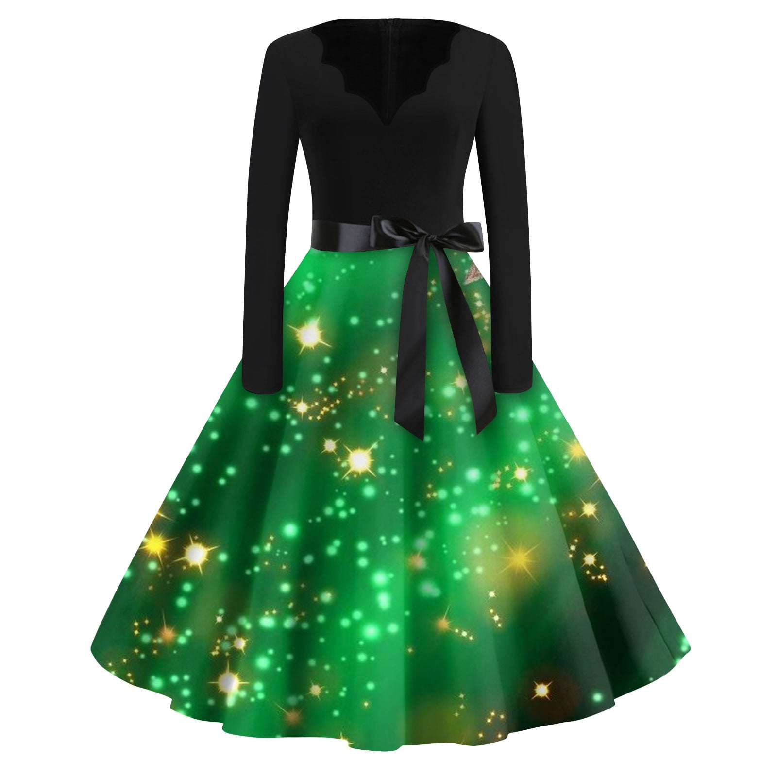 formal dark green dress Leely Women Pleated A Line Maxi with Slit Material:NO FLORAL Devil Fashion: Alt Apparel: Draft: CW20_21 2026