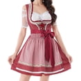 thumbnail image 1 of Christmas Dresses for Women Traditional German Oktoberfest For Women Bavarian Festival Dress Lace Gown Carnival Performance Outfit Elegant Court Dress, 1 of 6