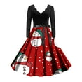 Christmas Dresses for Women 2024 Work Casual Christmas Courtly Gown