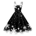 thumbnail image 1 of Christmas Dresses for Women 2025 Holiday Dress for women Christmas Sleeveless Knee Length Retro A Line Flared Swing formal Prom Party Dress, 1 of 3