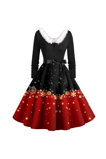 Womens Plus Size Christmas Dresses for Holidays
