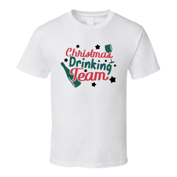 Christmas Drinking Team Tee Fun Christmas Tshirt Holiday T Shirt