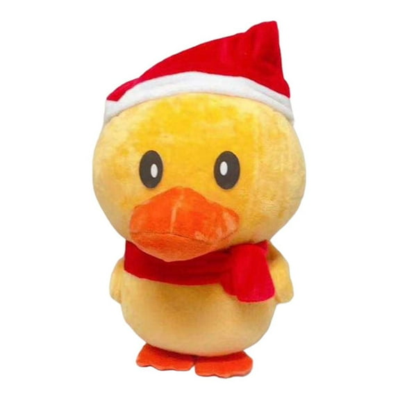 Christmas Duck Plush with Hat 8 inches Tall Giftday777 Brand Age 3 and up