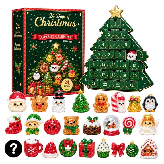 Christmas Dumpling Advent Calendar 2026, Dumpling Squishy Mystery Countdown Advent with 24 Surprise Gifts Soft Stress Relief Squishy Bao Bun Sensory Fidget Toy, Xmas Gifts for Holiday Party